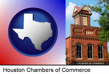 the Chamber of Commerce building in Madison, Georgia in Houston, TX